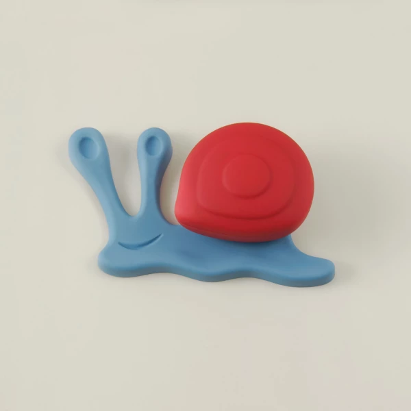 Snail Shaped Children's Furniture Handle - Blue