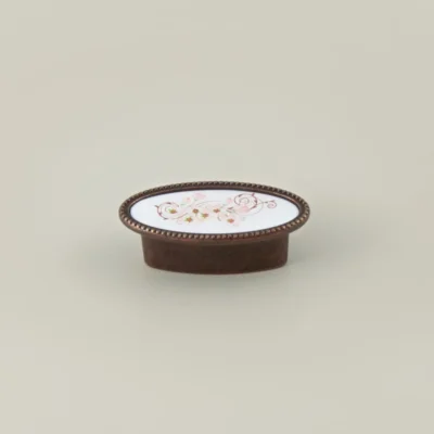 Loti Furniture Handle - Antique Gold or Copper Finish