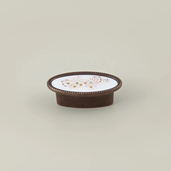 Loti Furniture Handle - Antique Gold or Copper Finish