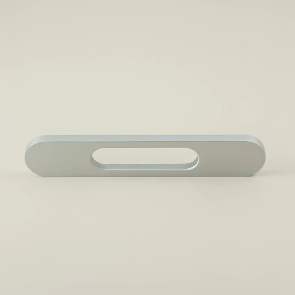 Iona Furniture Handle - Matte Chrome Aluminum