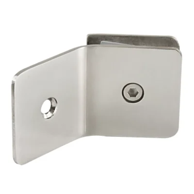 135° Glass Clamp, Wall-to-Glass