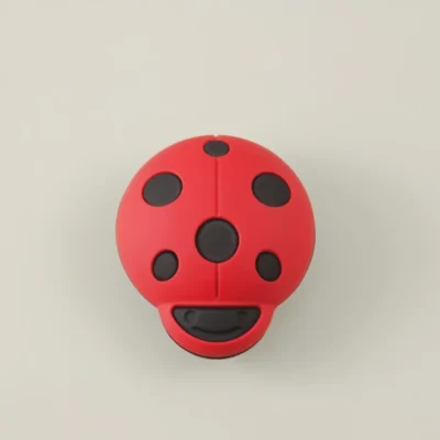 Ladybug Shaped Children's Furniture Handle - Red