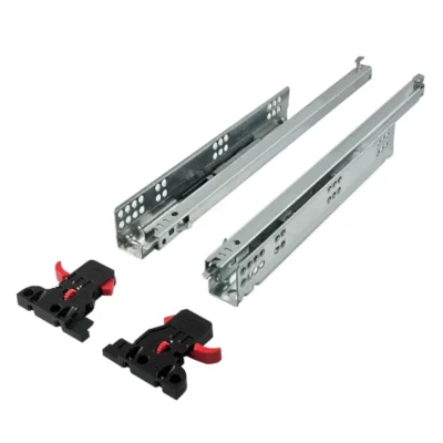 Concealed Drawer Slides - Partial Extension, Soft-Close, with Locking Clips