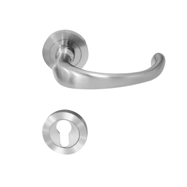 M1998R Interior Door Handle with Round Rosette
