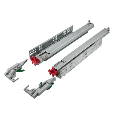 DYNAMOOV Tipmatic Concealed Drawer Slide - Push-to-Open, Full Extension, Locking Kit