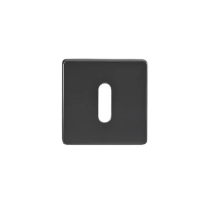 Square Door Handle Escutcheon - Standard Keyhole