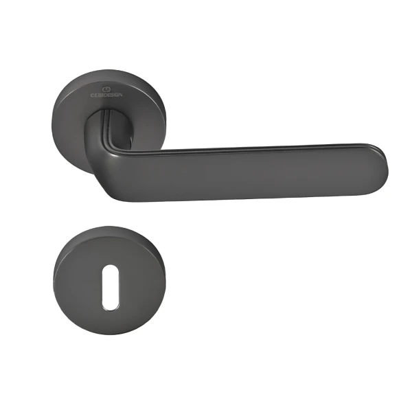 Nara Interior Door Handle - Round Rosette