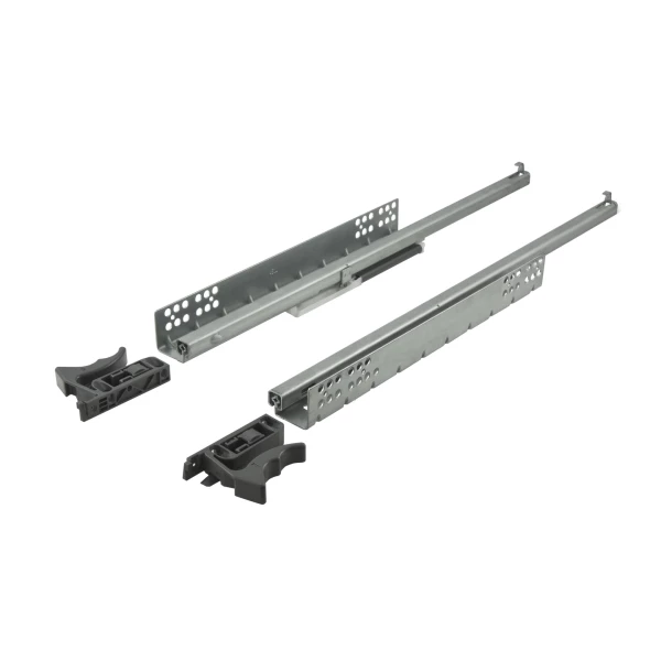 ALPHA Concealed Drawer Slide - Partial Extension, Soft-Close, Locking Kit