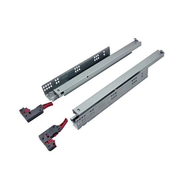 ETA Concealed Drawer Slide - Full Extension, 3D Adjustment, Synchronizer, Soft-Close, Locking Kit