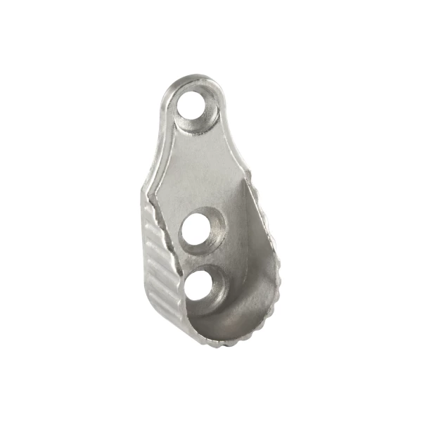 Chrome Oval Wardrobe Rail Support Bracket