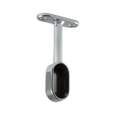 Oval Wardrobe Rail End Support Bracket