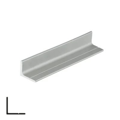 Bottom Rail for Sliding System 03MKK2/05MKK2 - 2.5m, Matte Chrome