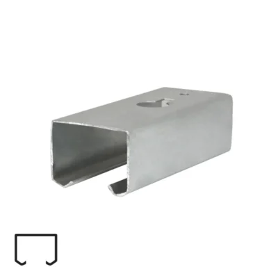 SKS99C 60 Top Rail for Sliding System - 3 Meters, Chrome