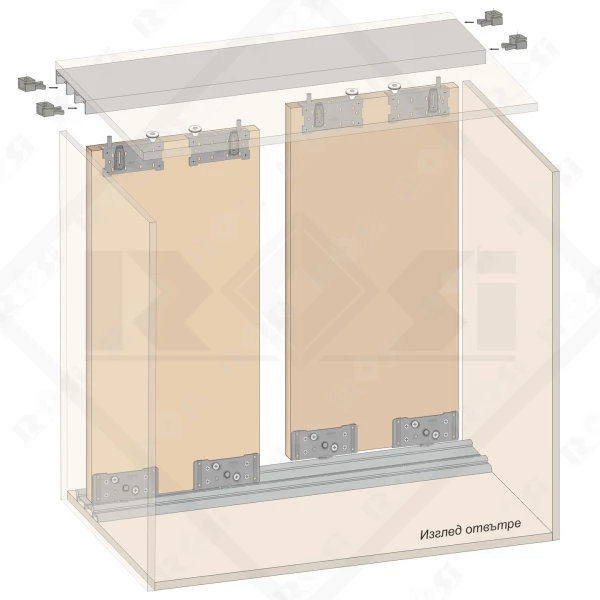 SKM80AYC Sliding Door System Mechanism for 1 Door