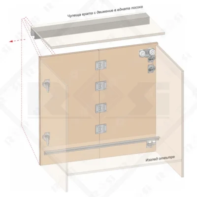03MKK2 Sliding System Mechanism for Bi-Fold Door
