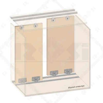 SKM15 Sliding Door System Mechanism for 1 Door