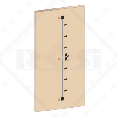 Metal Door Tensioner with PVC Head