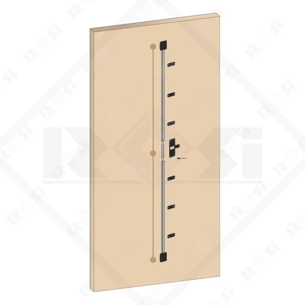 Metal Door Tensioner with PVC Head