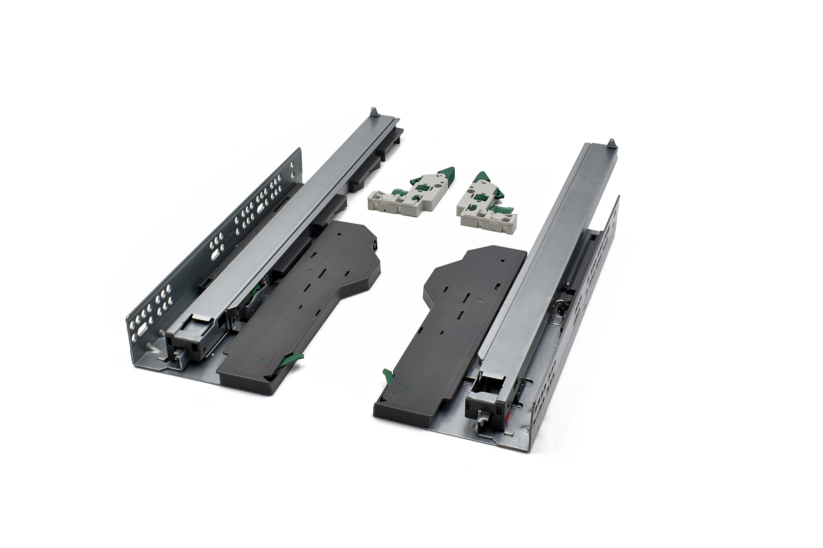 D'Conti Push-to-Open & Soft-Close Undermount Drawer Slides – 16/18 mm